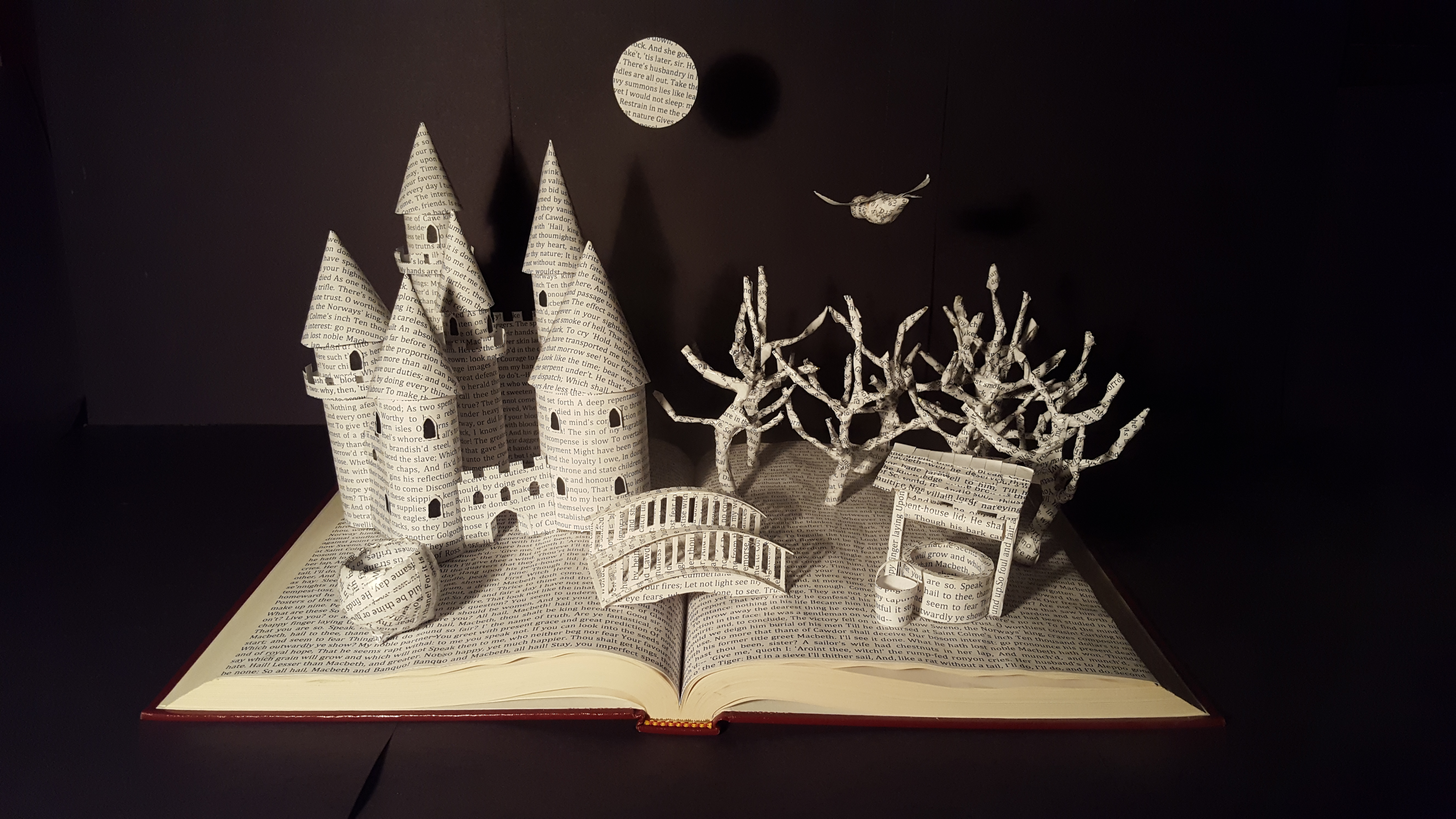 Diorama de livres